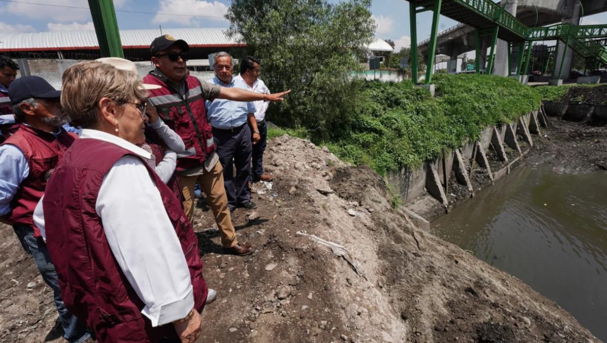 Alcaldesas de Iztapalapa y La Paz acuerdan obras conjuntas para evitar inundaciones en zonas limítrofes en 2025.| Especial