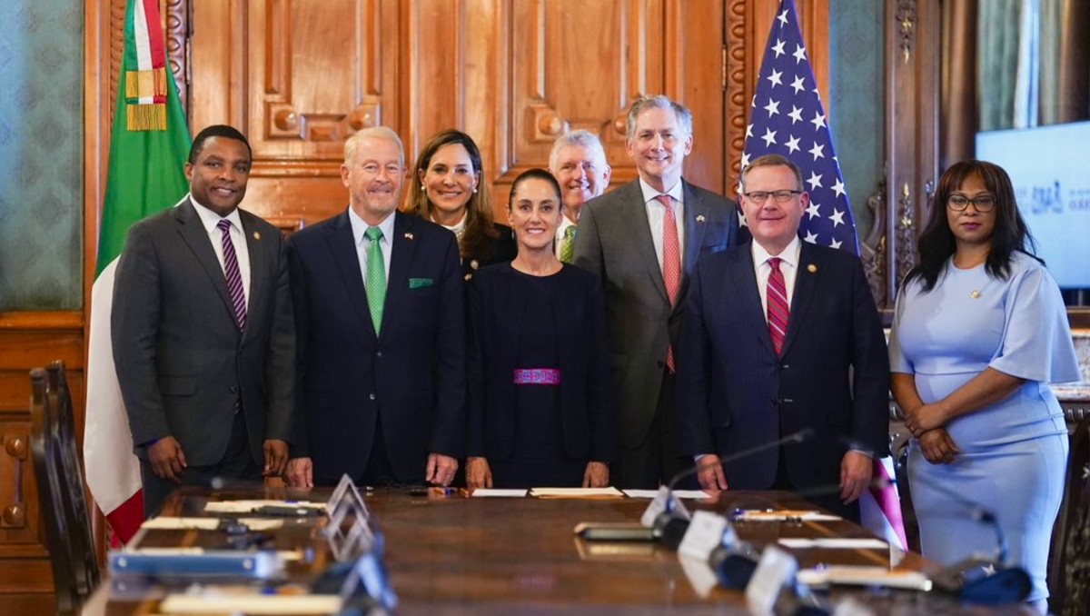 Claudia Sheinbaum se reúne con delegación bipartidista del Congreso de los EU | X:@USAmbMex