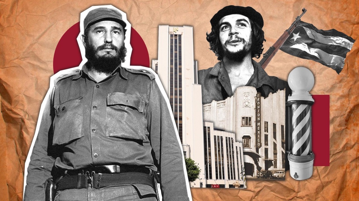 Trayectoria de 'Che' y Fidel en la Tabacalera en la Ciudad de México. (Diseño: especial)