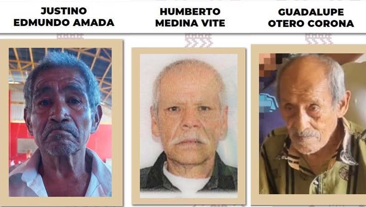 Desaparecieron entre el 18 y el 25 de julio de este año en distintas zonas del estado.