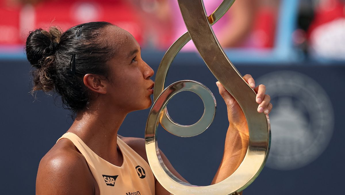 Leylah Fernández revela que su dieta en el Abierto de Washington fueron hamburguesas y papas fritas (AFP)