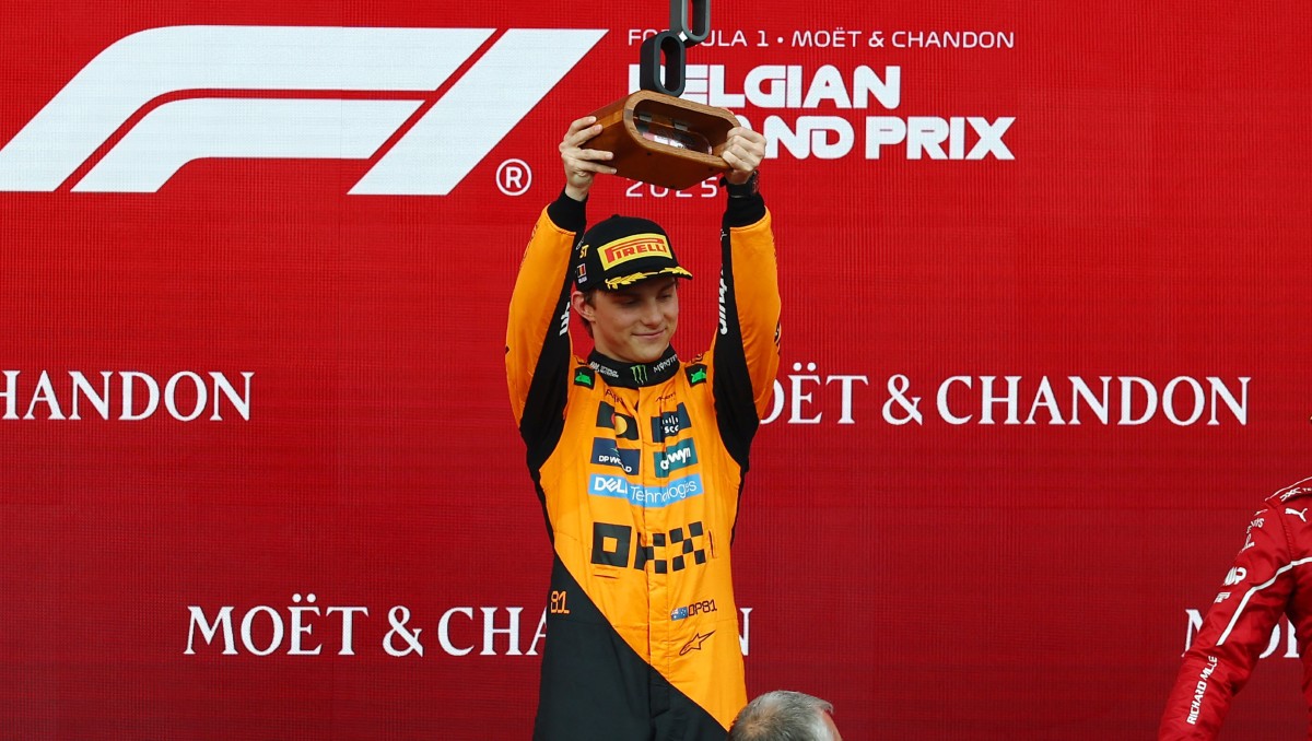 Oscar Piastri gana el Gran Premio de Bélgica y Lando Norris hace el 1-2 para McLaren (Reuters)
