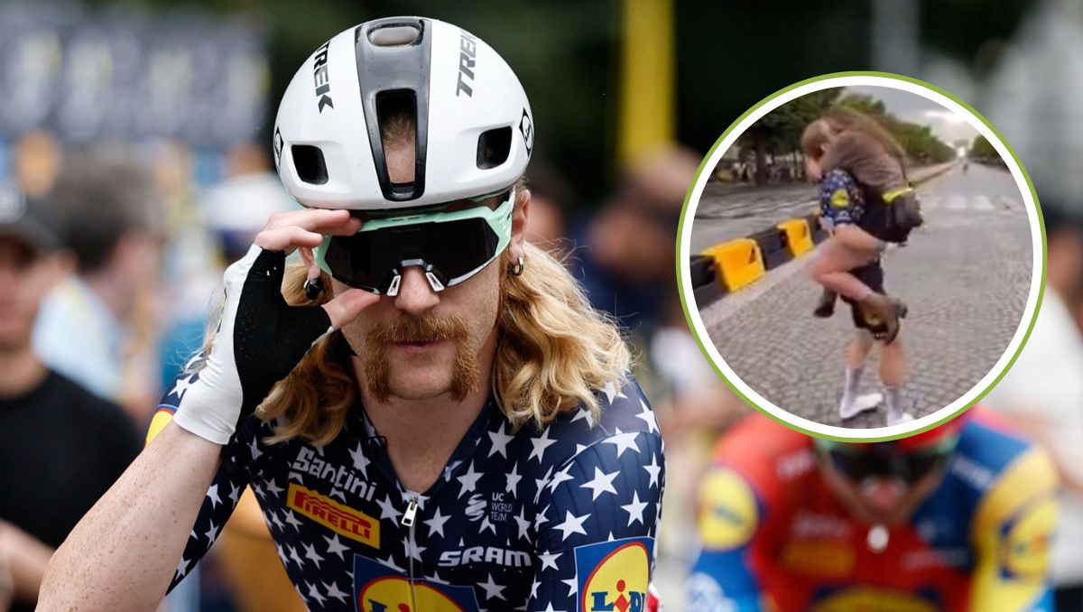 Quinn Simmons pide matrimonio a su novia en los Campos Elíseos (Reuters)