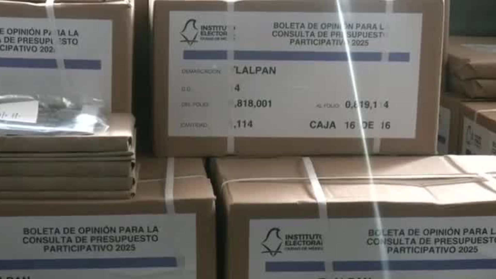 Comienza el reparto de boletas para la Consulta del Presupuesto Participativo 2025