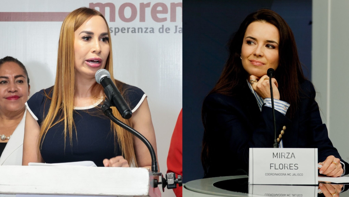 La dirigente estatal de Morena lanzó severas acusaciones a su homóloga de Movimiento Ciudadano (Fotos: Sonia Gamiño, Cortesía / Especial)