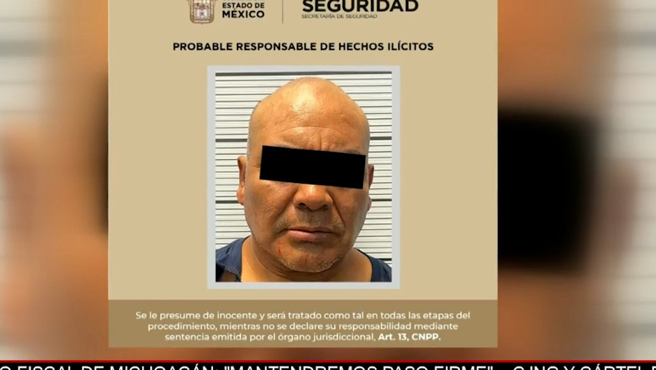 Edomex: Detienen a padrastro, presunto feminicida de Jennifer