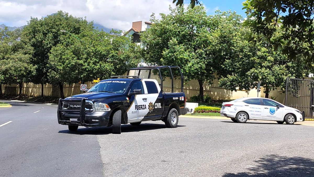 Fuerza Civil mantiene resguardada en la zona mientras se lleva a cabo la investigación. Agustín Martínez