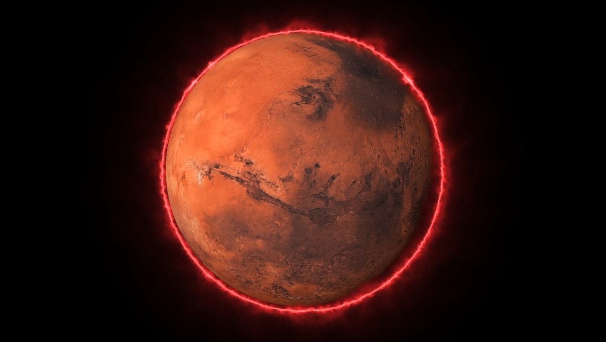 Marte y la Luna se alinearán en el cielo el 28 y 29 de julio.