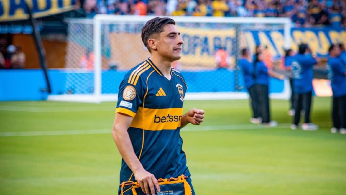 Miguel Merentiel rompió la puerta del vestidor de Huracán tras salir de cambio con Boca Jrs (Instagram @miguel_merentiel)