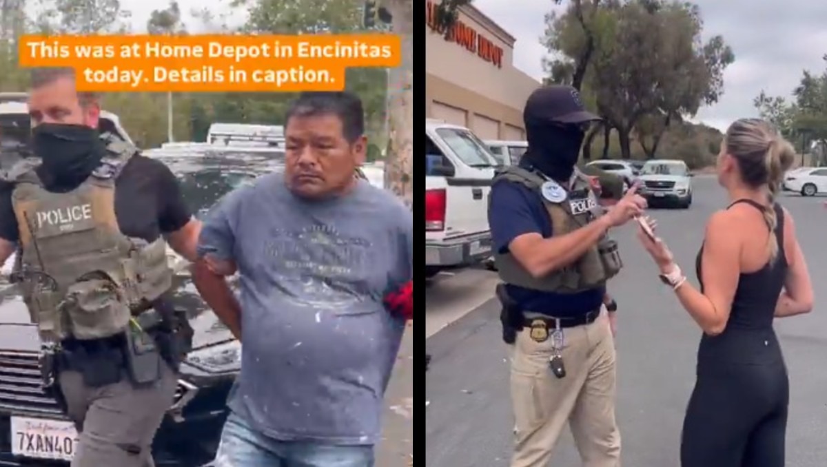 Mujer estadunidense defiende a migrante mexicano de ICE | Especial