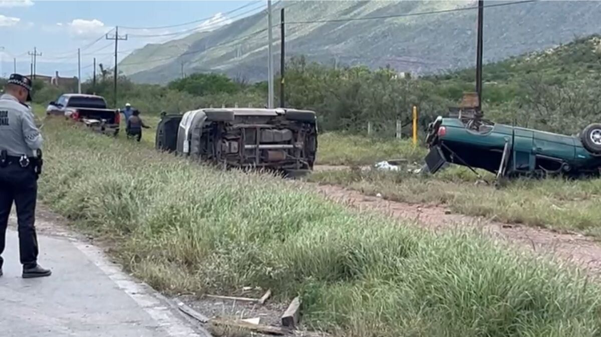 Las personas fallecidas fueron trasladadas a la Semefo de Saltillo. | Especial