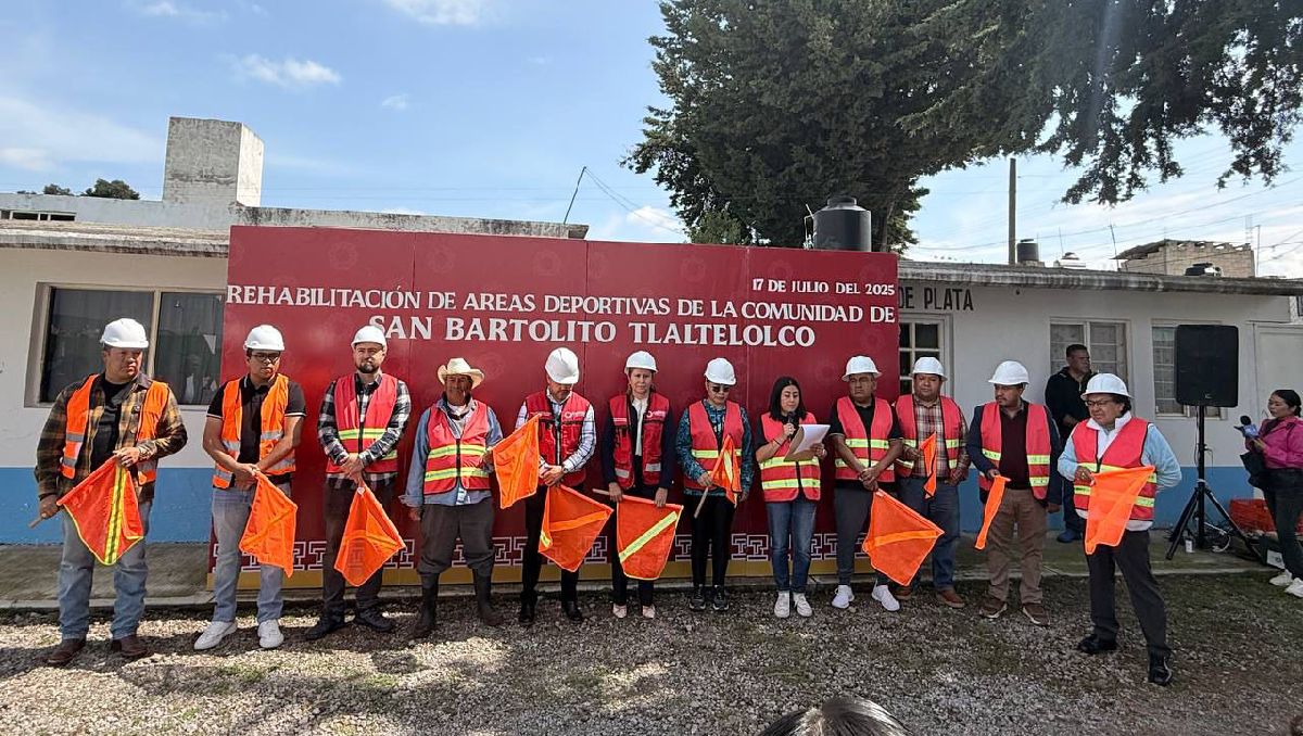 La rehabilitación del área deportiva beneficiará a mil 800 personas. Foto: (Especial)