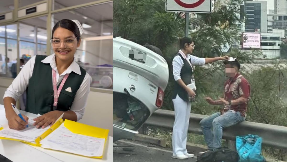 Yuli se encontraba fuera de su horario laboral y decidió seguir su vocación al auxiliar al automovilista. Especial