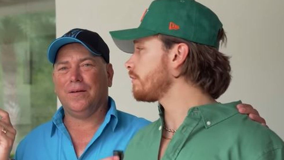 Aldo junto a su padre, Jaime | Captura