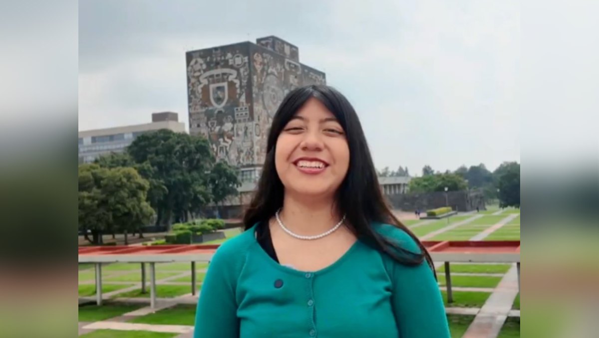 Anna Sofía Pérez Gordillo entrará a la carrera de Médico Cirujano en la Faculta de Medicina. Foto: (UNAM)