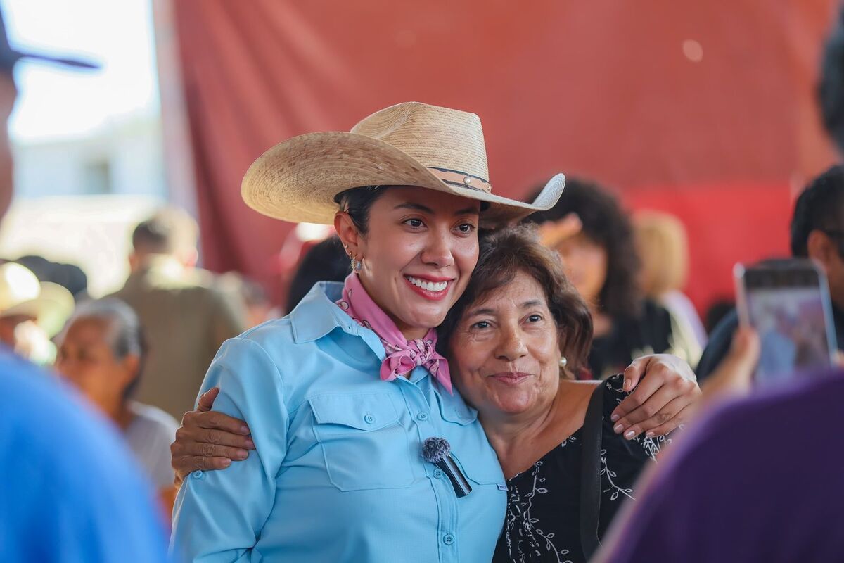 Betzabé Martínez en Jornadas de Transformación del Ejido Transporte.| Cortesía