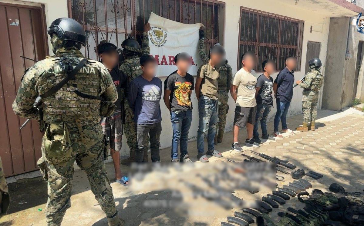 Personal de la Infantería de Marina realizó la detención. | Especial