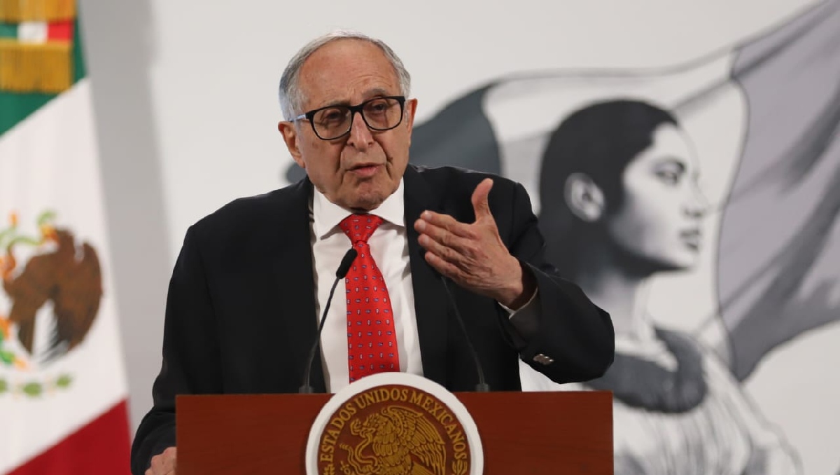 El secretario de Salud, David Kershenobich, durante la conferencia mañanera de hoy. | Javier Ríos