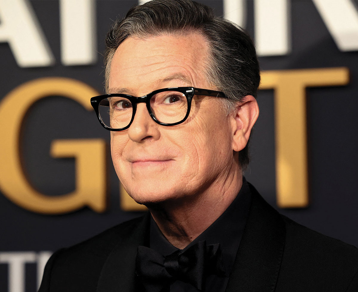 Stephen Colbert, guionista y presentador de televisión estadunidense. Reuters.