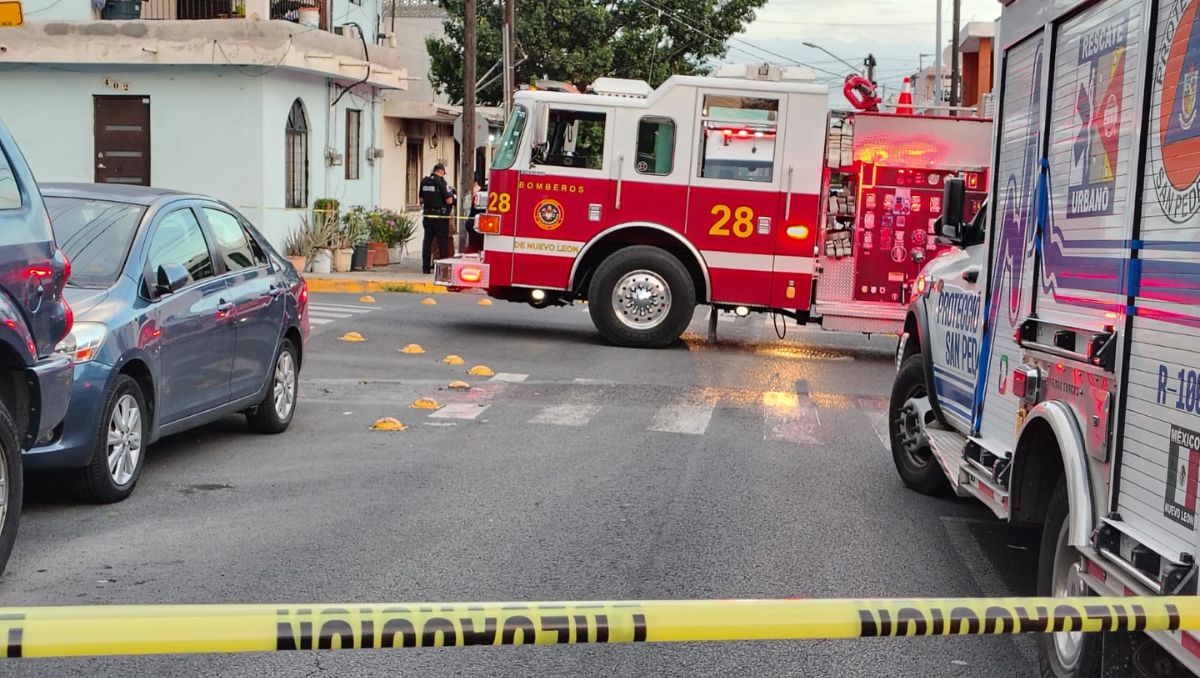La tragedia ocurrió en la calle 2 de Abril, casi esquina con Hidalgo, en el Casco Municipal de San Pedro. Agustín Martínez