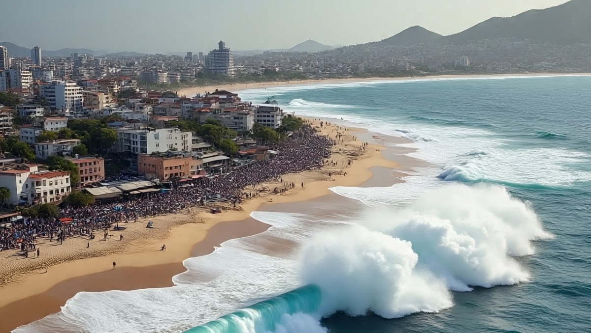 La alerta de tsunami advirtió a autoridades en México | Meta IA