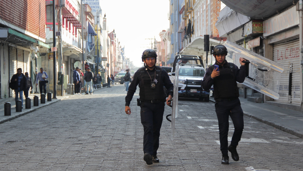 Anuncian reapertura de calles tras operativo en el Centro Histórico en Puebla | Agencia Es Imagen