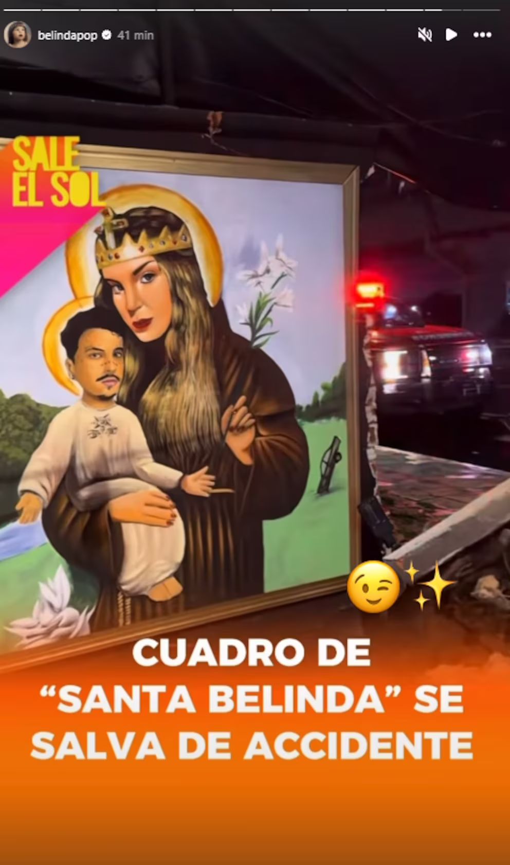 Cuadro de Belinda con Christian Nodals se salva a de fuerte accidente | ESPECIAL