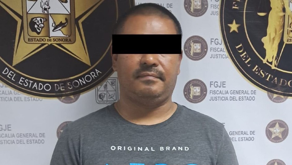Detienen a hombre por maltrato animal. (Foto: FGJ de Sonora)