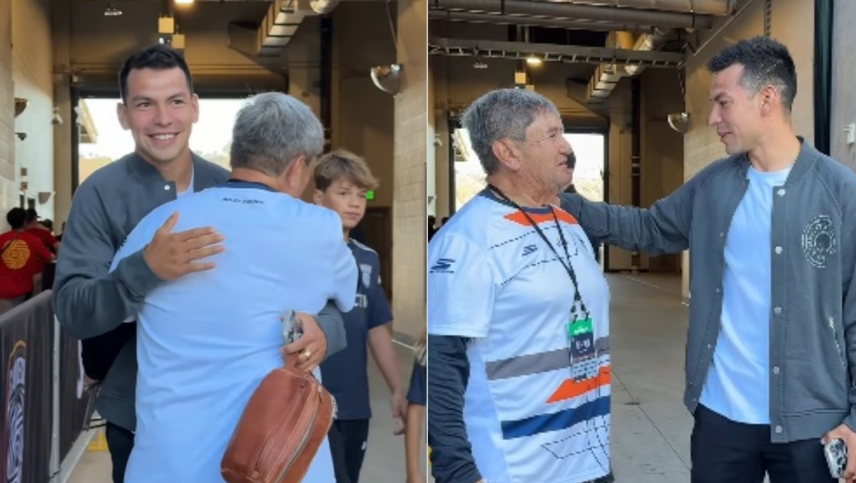El emotivo reencuentro de 'Chucky' Lozano con el chofer del Pachuca (Captura de pantalla Instagram @ligabbvamx)