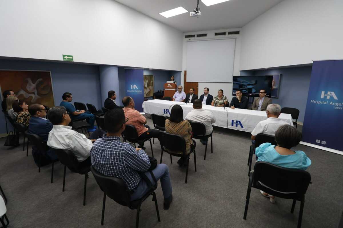 Hospital Ángeles Torreón presentó de manera oficial el Primer Congreso de la Sociedad Médica.| Verónica Rivera