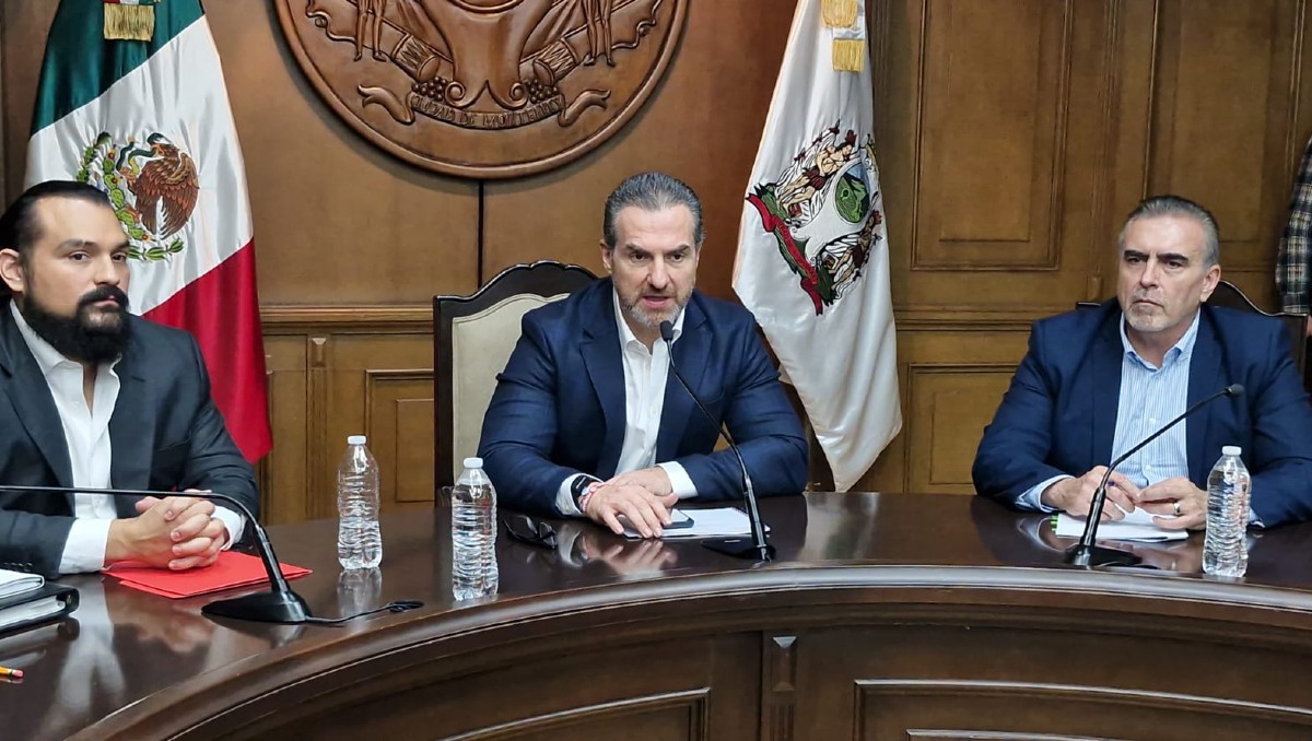 Adrián de la Garza Santos, alcalde de Monterrey / Foto: Orlando Maldonado