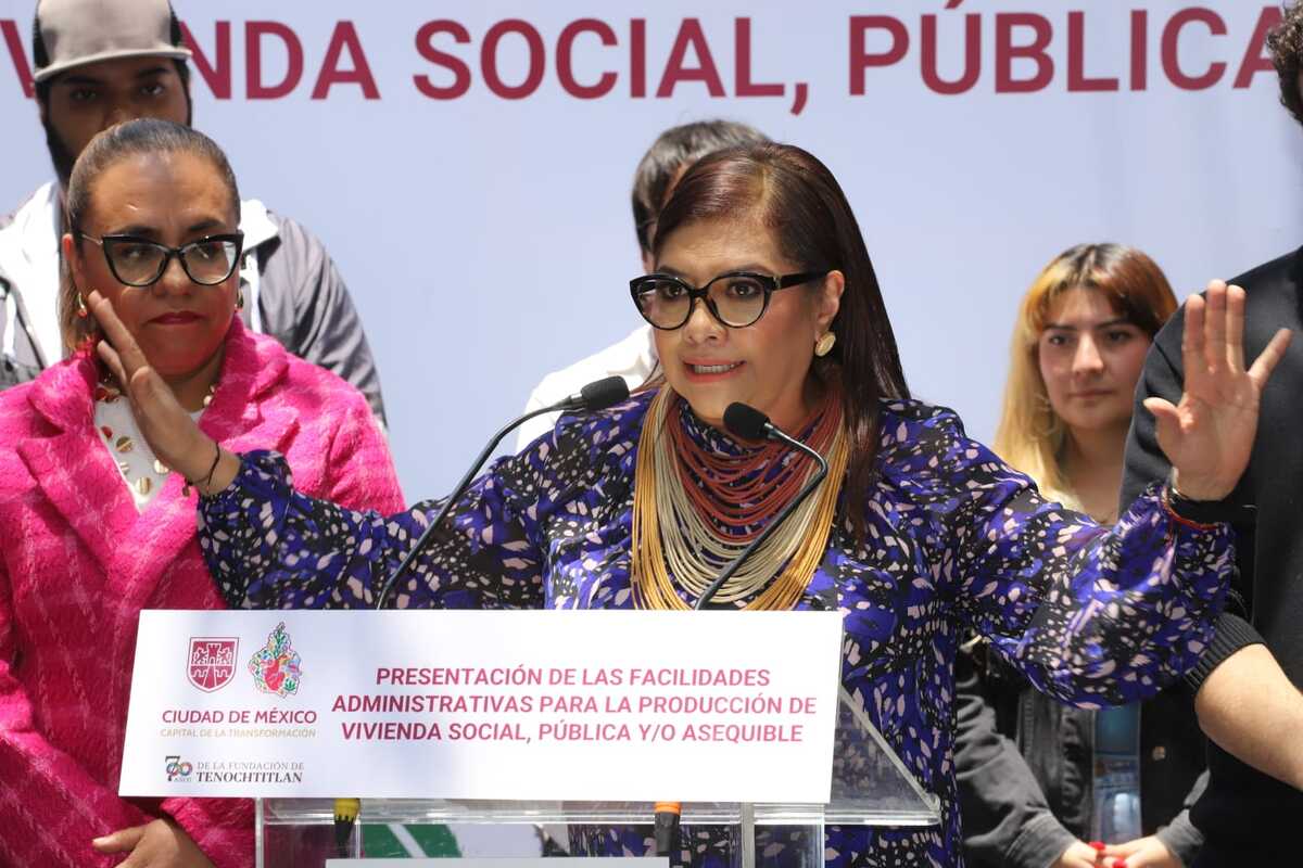 Clara Brugada Molina, jefa de Gobierno capitalina. | Foto: Javier Ríos