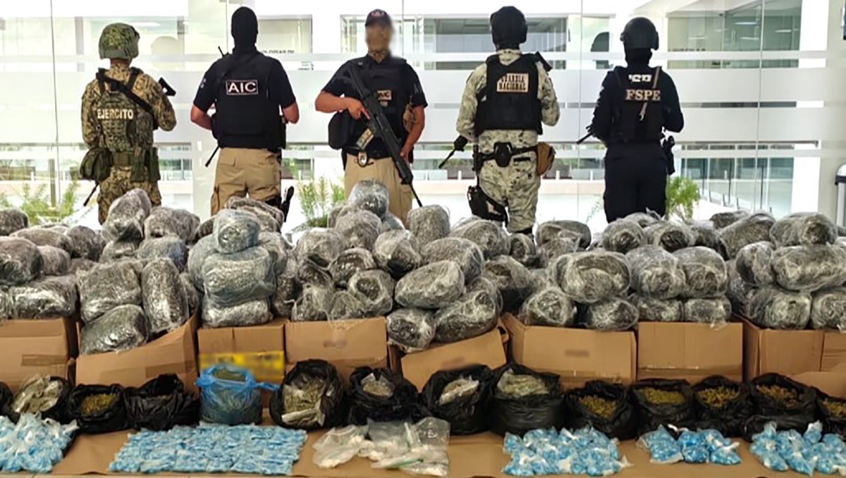El costo de la droga asegurada en Guanajuato fue de 1.7 millones de pesos. | Especial
