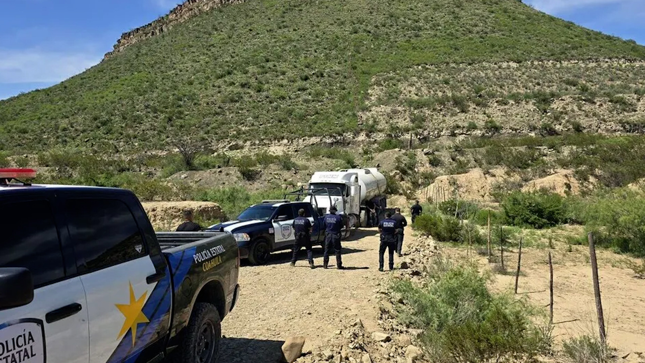 Golpe al huachicol en Coahuila: cae banda y aseguran 44 mil litros de combustible