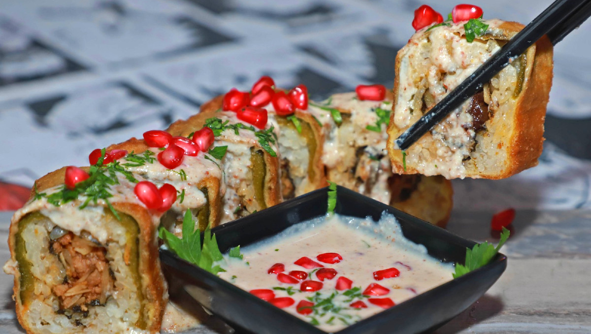 Nogada chili roll | Melanie Torres