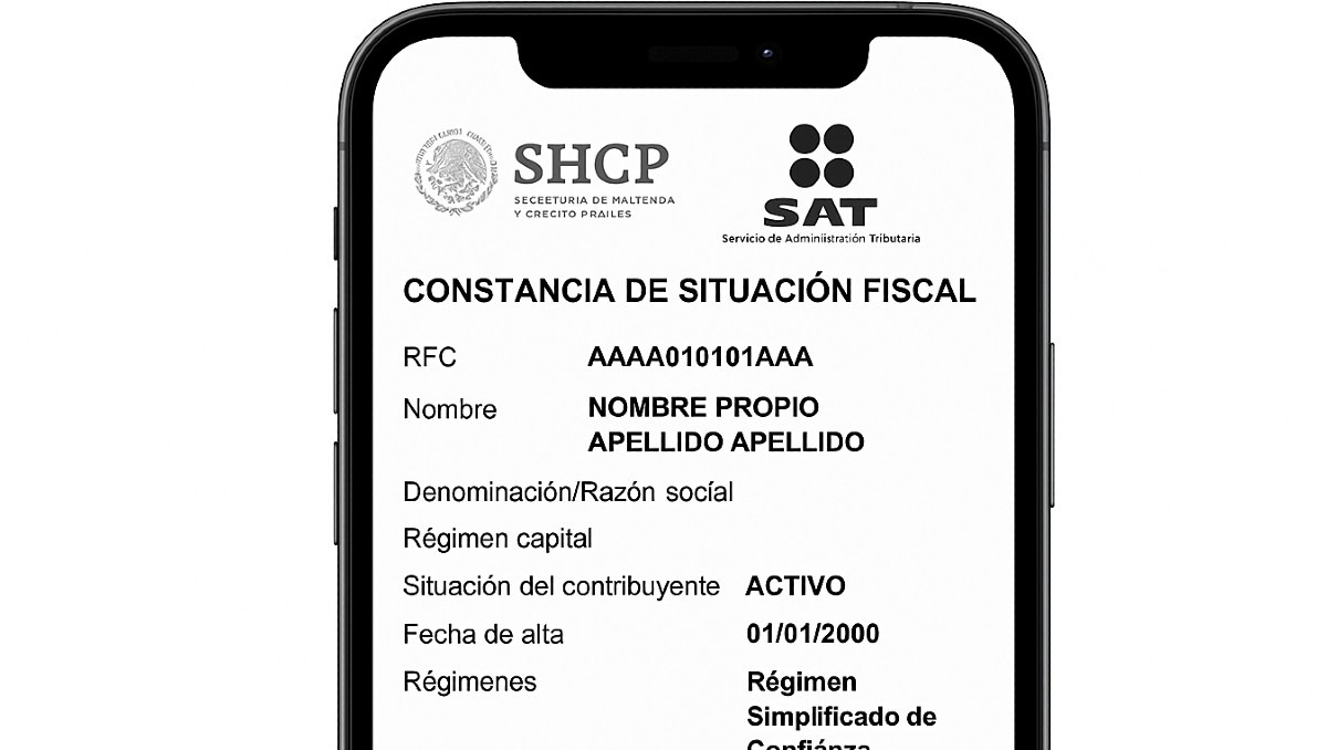 La Constancia de Situación Fiscal puede pedirse para algunos trámites | Especial