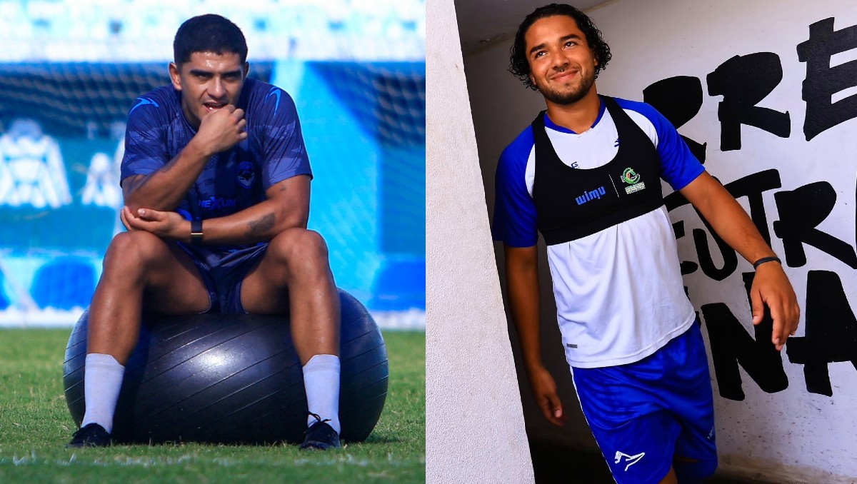 Diego García de la Jaiba Brava y Giovani Hernández de Correcaminos, equipos de futbol profesional de Tamaulipas.