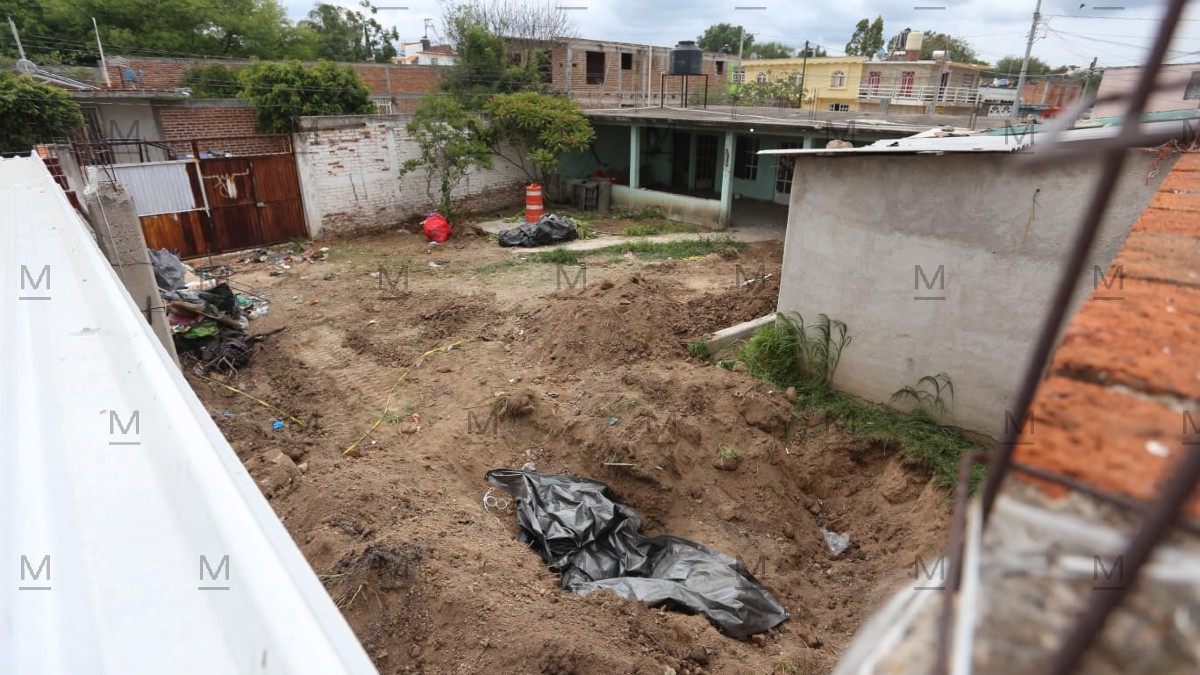 El lugar en el que se localizó una fosa clandestina en Irapuato, funcionaba como forrajería. Foto: Daniela Béjar.