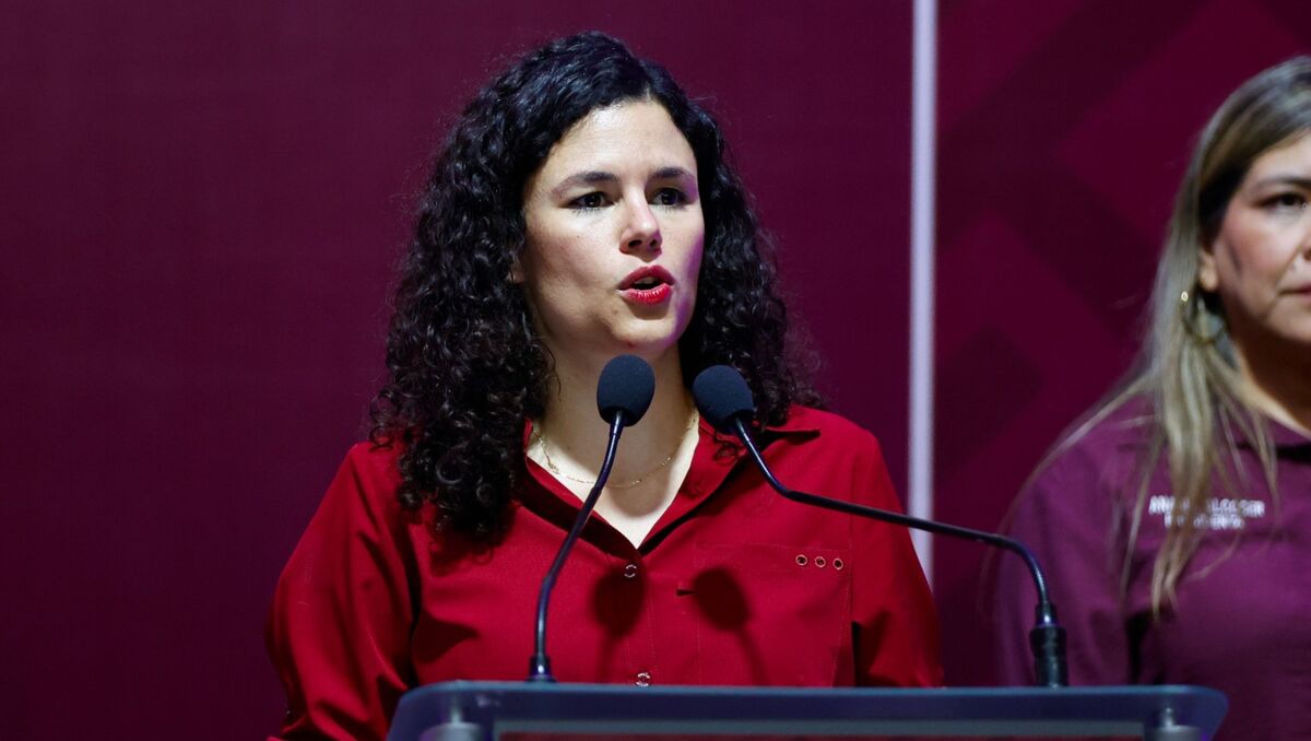 Luisa María Alcalde Luján, presidenta nacional de Morena. | Jorge López.