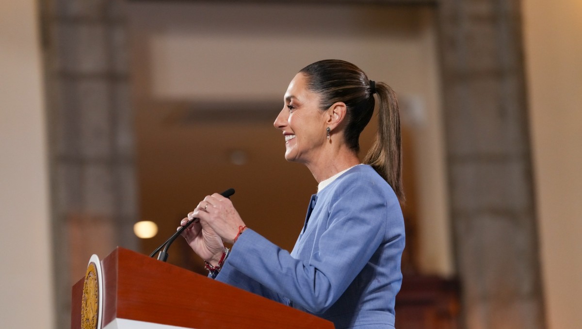 Sheinbaum aseguró que México es uno de los países menos afectados por la política arancelaria de EU. | Foto: Especial