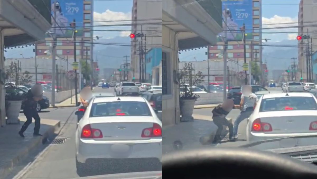 De acuerdo a testigos,  los automovilistas discutieron al llegar al cruce, para posteriormente bajarse y pelear. | Especial