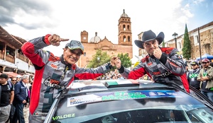 Ricardo Cordero y su copiloto Marco Hernández tuvieron una gran jornada ganando el Rally Montañas y el FIA NACAM Rally Championship