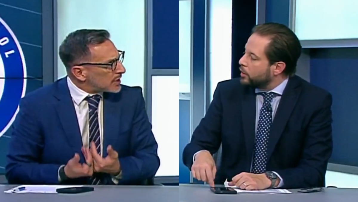'Chaco' Giménez estalla contra Pollo Ortiz en pleno programa EN VIVO (Captura Fox Sports)