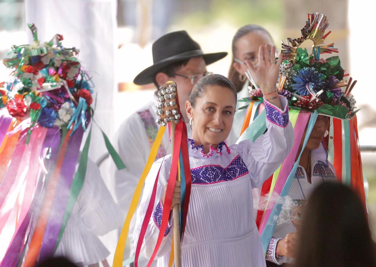 Claudia Sheinbaum en su visita a estados panistas (Ariel Ojeda).