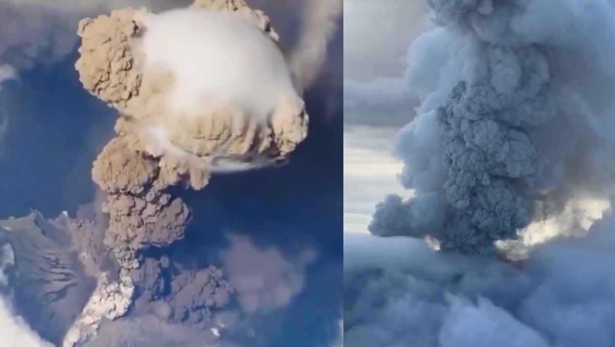 El volcán luce así actualmente. | ESPECIAL