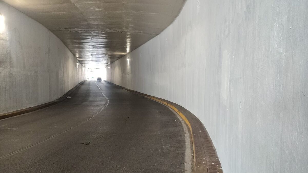 En esta avenida en donde normalmente marchan las mujeres.