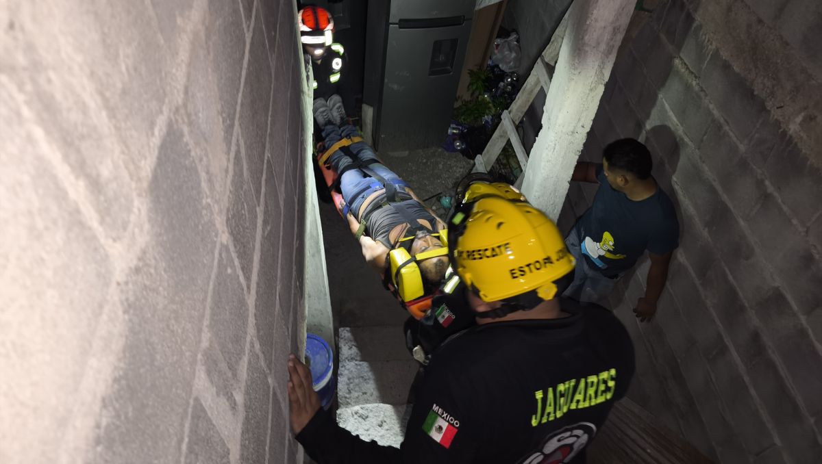 El hombre estaba tirado en el piso de la segunda planta de la vivienda | Especial