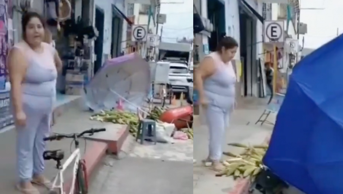 Lady Elotes se vuelve viral. | ESPECIAL