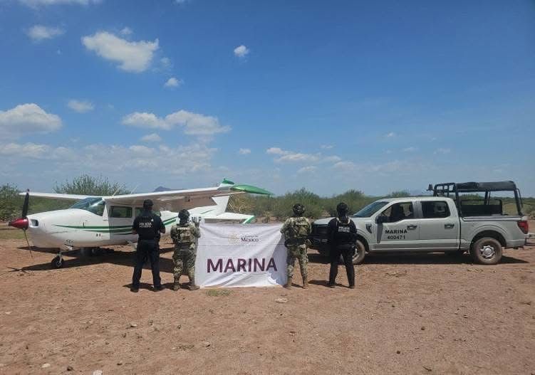 La pista fue asegurada por la Semar tras ser utilizada para recibir cargamentos de droga. | Especial