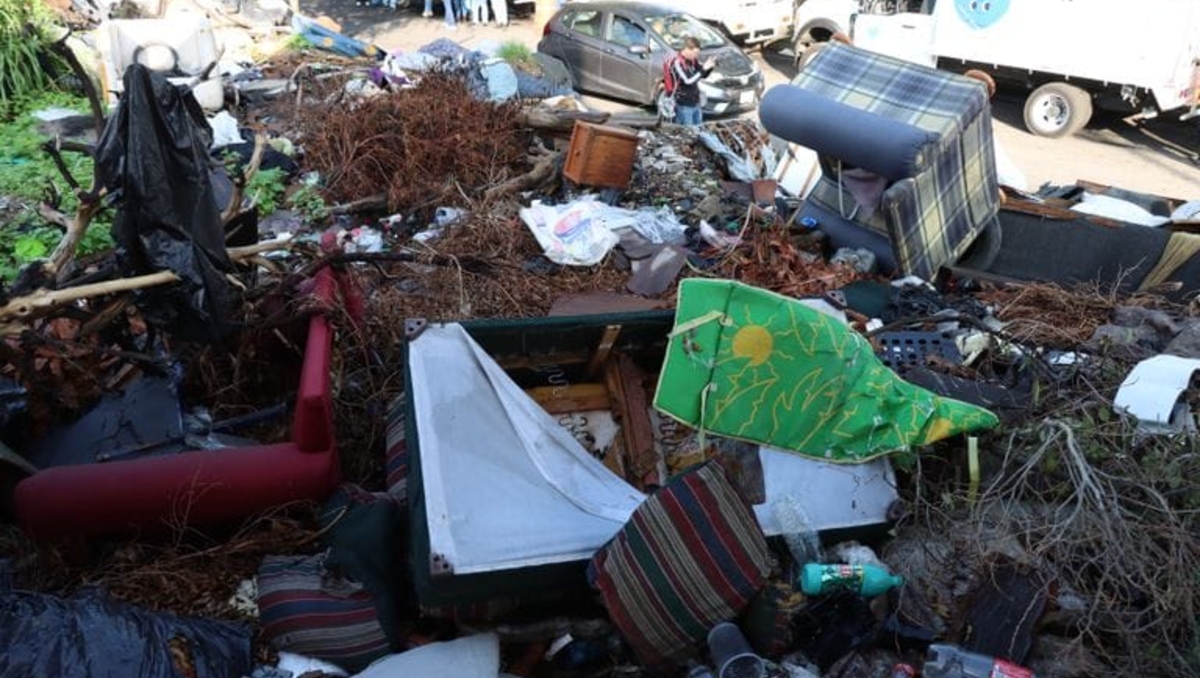 Casi 600 toneladas de basura se retiraron de los pasos a desnivel en Guadalajara (Foto: Cortesía)